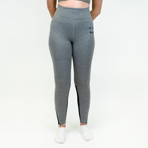 utah state nike legging gray
